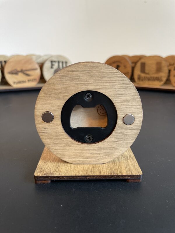 UNC Rustic Bottle Opener 3 Inch