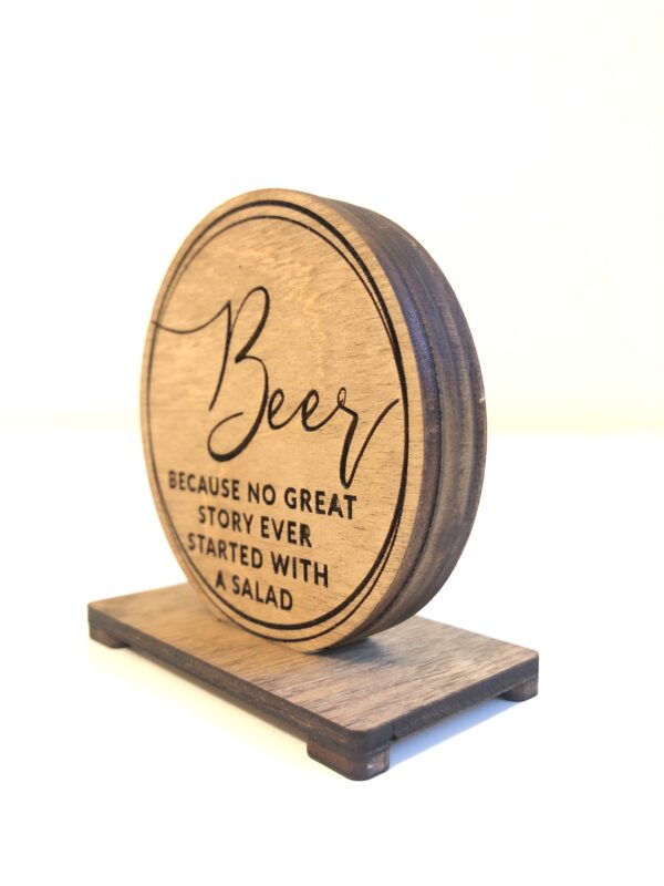 "Beer Not Salad" Bottle Opener