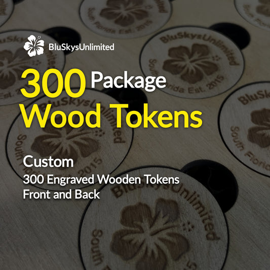 Wooden Token Package 300