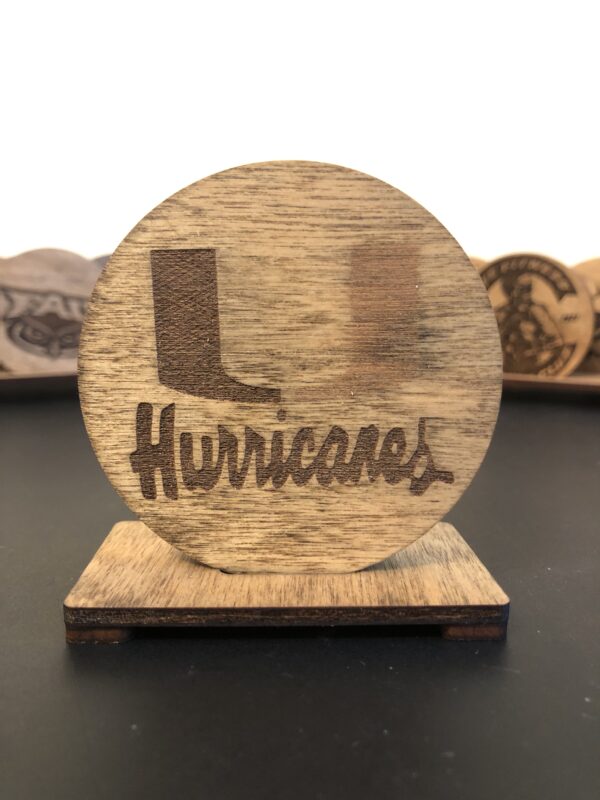 Miami Hurricanes Rustic Bottle Opener 3 Inch
