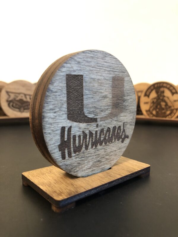 Miami Hurricanes Rustic Bottle Opener 3 Inch