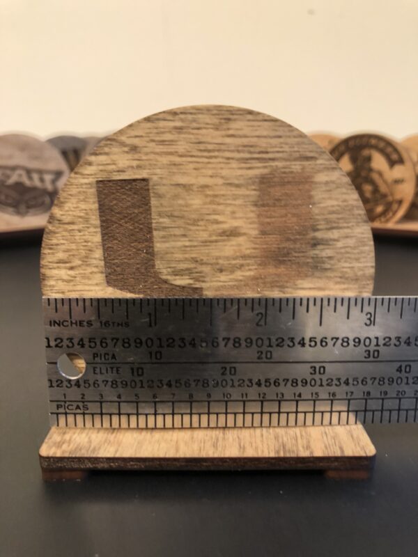 Miami Hurricanes Rustic Bottle Opener 3 Inch