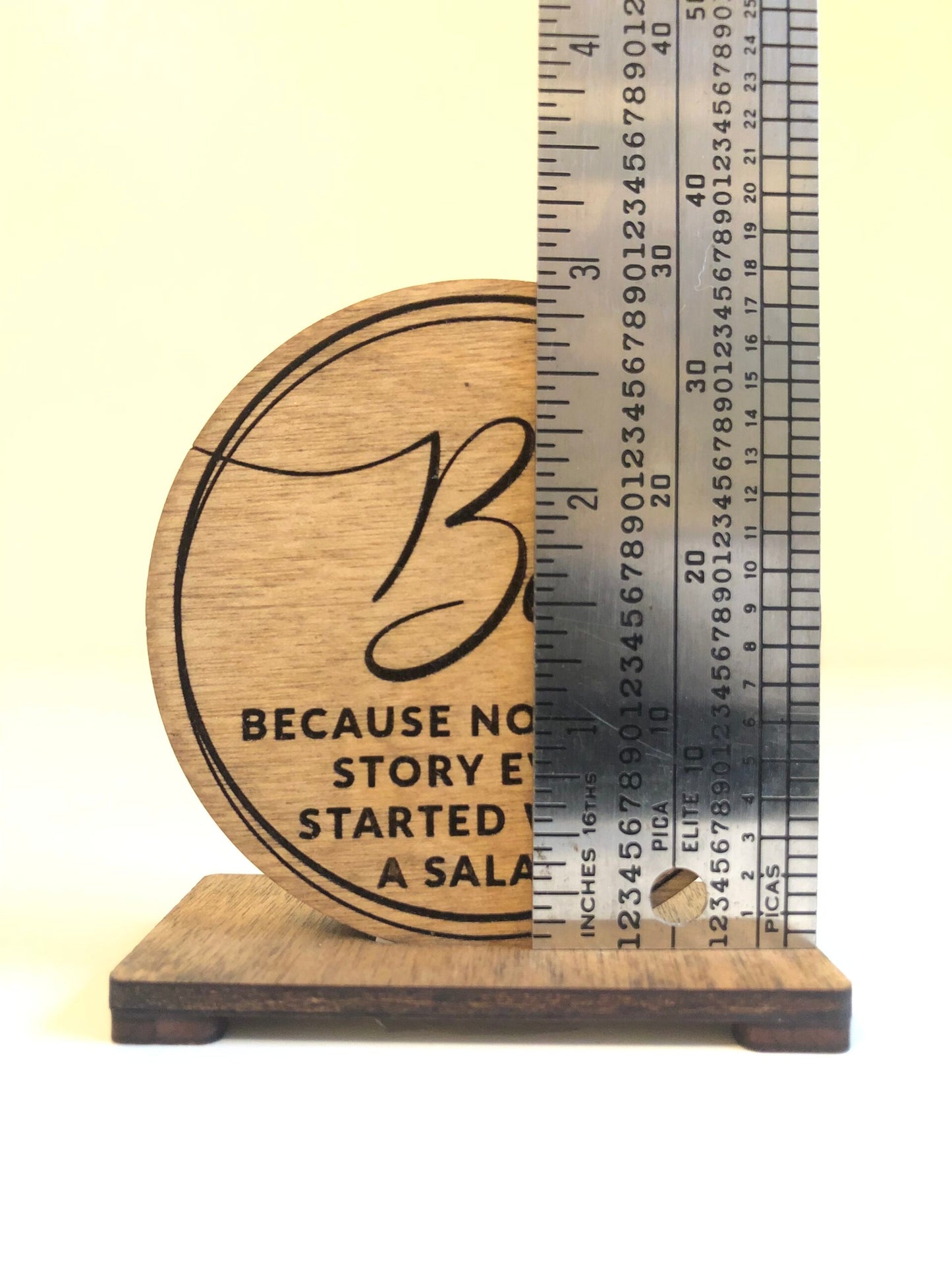 "Beer Not Salad" Bottle Opener