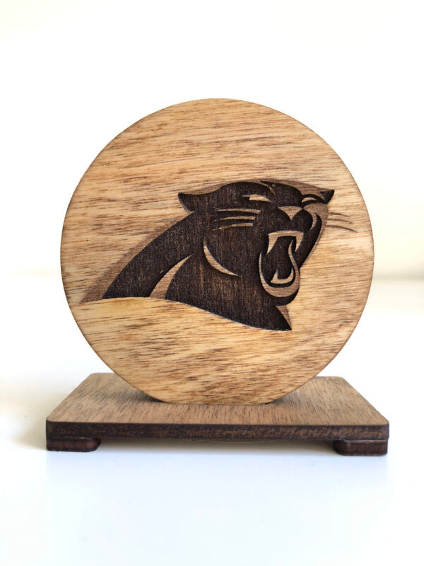 Carolina Panthers Rustic Bottle Opener 3 Inch