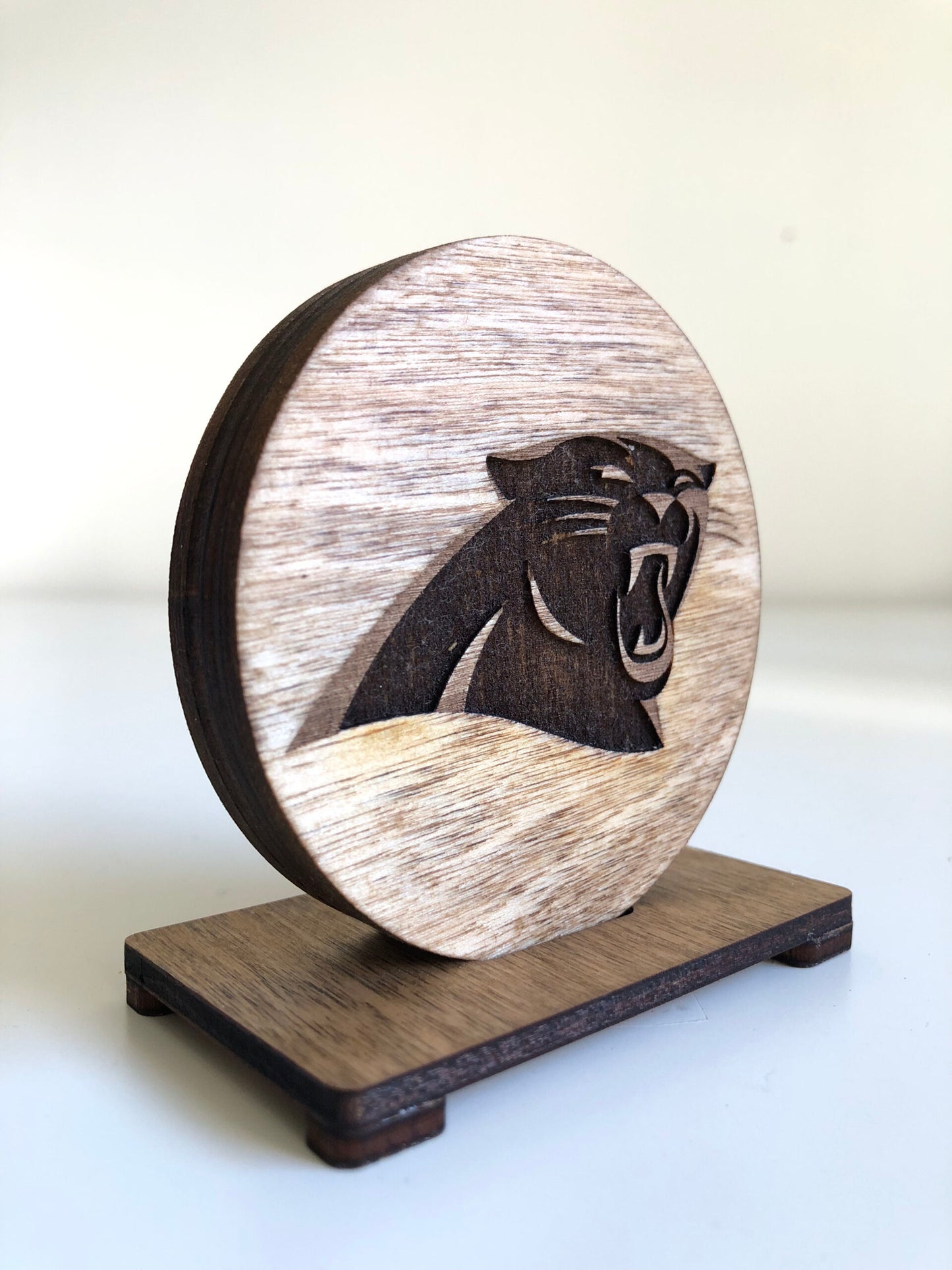 Carolina Panthers Rustic Bottle Opener 3 Inch
